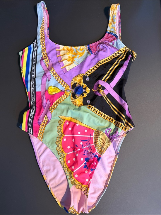 Versace Other - Versace Colorful Baroque Print One-Piece Swimsuit